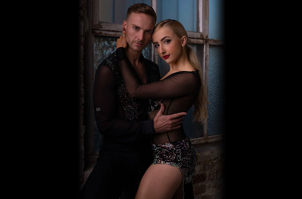 Joshua & Lowri: Dancing in London - Image capturing Joshua & Lowri in a captivating dance moment, their movements radiating grace and skill as they showcase their talent in London.